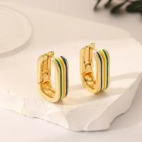 Zinc Alloy Leverback Earring, fashion jewelry & for woman, gold 