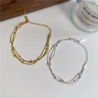Sterling Silver Bracelets, 925 Sterling Silver, with 4CM extender chain, polished, fashion jewelry & for woman Approx 15 cm 