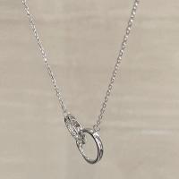 Zinc Alloy Necklace, with Titanium Steel, with 5cm extender chain, fashion jewelry Approx 45 cm 