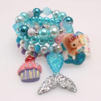 Acrylic Children Jewelry Sets, 4 pieces & Girl & fashion jewelry 