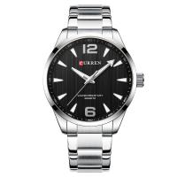 Men Wrist Watch, Zinc Alloy, with Glass & 304 Stainless Steel, Life water resistant & japanese movement & for man & luminated Approx 23 cm 
