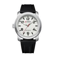 Men Wrist Watch, Zinc Alloy, with Glass & Silicone, Life water resistant & japanese movement & for man Approx 25 cm 