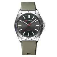 Men Wrist Watch, Zinc Alloy, with Glass & Silicone, Life water resistant & japanese movement & for man Approx 24 cm 