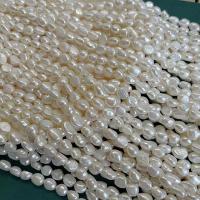 Keshi Cultured Freshwater Pearl Beads, DIY, white, 8-9mm, Approx 