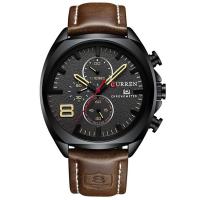 Men Wrist Watch, Zinc Alloy, with PU Leather & Glass, Life water resistant & for man Approx 24 cm 