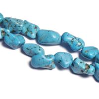 Perles en Turquoise naturelle, DIY & normes différentes pour le choix, vert Environ 39 cm, Vendu par brin
