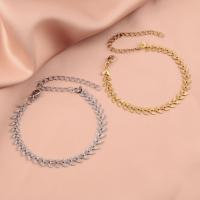 Stainless Steel Chain Bracelets, 304 Stainless Steel, with 3.15inch extender chain, fashion jewelry & for woman 6mm Approx 6.3 Inch 