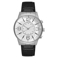 Men Wrist Watch, PU Leather, with Glass & 304 Stainless Steel & Zinc Alloy, Round, plated, fashion jewelry & Chinese movement & for man Approx 255 mm 