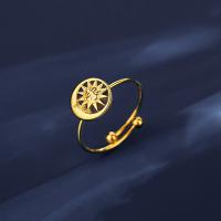 チタン鋼の指環, チタン鋼, 真空イオンプレーティング, ファッションジュエリー & 女性用, ゴールド, 10.1mm, 売り手 パソコン
