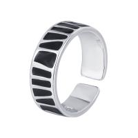 Brass Finger Ring, plated, for woman & epoxy gel [