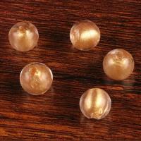 Perles de Murano feuille d'or, chalumeau, DIY & normes différentes pour le choix, doré, Vendu par PC[