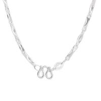 Sterling Silber Schmuck Halskette, 99%, Modeschmuck & unisex & verschiedene Größen vorhanden, Silberfarbe, verkauft von PC