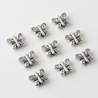 Zinc Alloy Spacer Beads, Butterfly, antique silver color plated, vintage & DIY Approx 