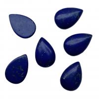 Perles de pierre gemme unique, lapis synthétique, larme, DIY, bleu Vendu par sac