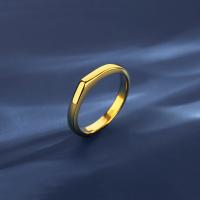 Titanium Steel Finger Ring, Vacuum Ion Plating, fashion jewelry & for woman, gold, nickel, lead & cadmium free, 2.6mm [