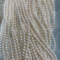 Perlas Patata Freshwater, Perlas cultivadas de agua dulce, Bricolaje, Blanco, 6-7mm, longitud:aproximado 37 cm, Vendido por Sarta[