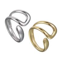Titanium Steel Finger Ring, Vacuum Ion Plating, fashion jewelry & for woman 16*17mm [