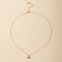 Zinc Alloy Necklace, gold color plated, fashion jewelry & for woman, golden cm 