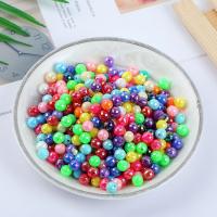 Acryl Schmuck Perlen, rund, DIY & verschiedene Größen vorhanden, gemischte Farben, verkauft von Tasche