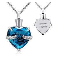 304 Stainless Steel Perfume Bottle Pendant, Heart, Vacuum Ion Plating, DIY Approx 50 cm 