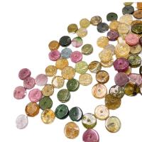 Natural Tourmaline Beads, DIY, multi-colored, 7-7.5mm 