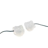 Natürliche Weiße Achat Perlen, Weißer Achat, Löwe, DIY, 12mm, verkauft von PC