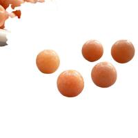 Rhodonite Beads, Round, DIY orange 