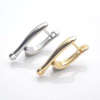 Brass Lever Back Earring Component, plated, DIY [