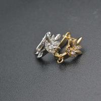 Brass Lever Back Earring Component, plated, DIY & micro pave cubic zirconia [
