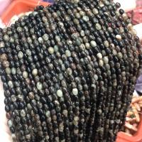 Perles de pierre gemme unique, poli, DIY, noire Environ 38 cm, Environ Vendu par brin