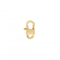 Brass Lobster Claw Clasp, plated, DIY, gold [