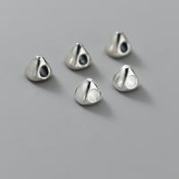Sterling Silver Spacer Beads, 925 Sterling Silver, Triangle, Antique finish, DIY Approx 2.1mm 