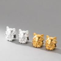 Perles intercalaires en argent , argent sterling 925, renard, Placage, DIY, plus de couleurs à choisir Environ 3.3mm, Vendu par PC