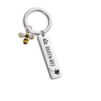 Stainless Steel Key Chain, 304 Stainless Steel, fashion jewelry & with rhinestone 