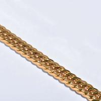 Titan Stahl Kette Halskette, Titanstahl, Vakuum-Ionen-Beschichtung, Modeschmuck & für den Menschen, keine, frei von Nickel, Blei & Kadmium, 14mm, Länge:ca. 58 cm, verkauft von PC