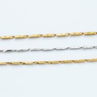 Titan Stahl Kette Halskette, Titanstahl, Vakuum-Ionen-Beschichtung, Modeschmuck & unisex & verschiedene Größen vorhanden, keine, frei von Nickel, Blei & Kadmium, Länge:ca. 55 cm, verkauft von PC