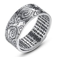 Палец кольцо-латунь, Латунь, плакированный цветом под старое серебро, ювелирные изделия моды & Женский внутренний диаметр:Приблизительно 20mm, продается PC
