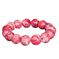 Gemstone Bracelets, Chicken-blood Stone, Round, folk style & Unisex Approx 7-9 Inch 