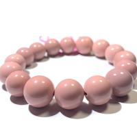 Agate Bracelets, Alexa Agate, Round, folk style & Unisex pink Approx 6-9 Inch 