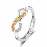 Rhinestone Brass Finger Ring, fashion jewelry & for woman & with rhinestone, 17mm 