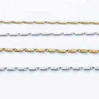 Titan Stahl Kette Halskette, Titanstahl, Vakuum-Ionen-Beschichtung, Modeschmuck & unisex & verschiedene Größen vorhanden, keine, frei von Nickel, Blei & Kadmium, Länge:ca. 55 cm, verkauft von PC