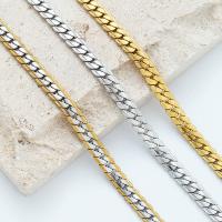Titan Stahl Kette Halskette, Titanstahl, Vakuum-Ionen-Beschichtung, Modeschmuck & unisex & verschiedene Größen vorhanden, keine, frei von Nickel, Blei & Kadmium, Länge:ca. 60 cm, verkauft von PC