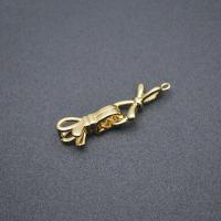 Brass Clasp Findings, gold color plated, DIY 