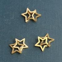 Stainless Steel Star Pendant, 304 Stainless Steel, plated, DIY [