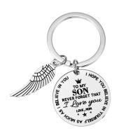 Stainless Steel Key Chain, 304 Stainless Steel, fashion jewelry 30mm 