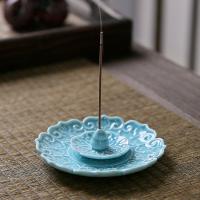 Porcelain Incense Seat, half handmade, for home and office & durable [