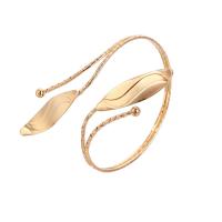 Iron Cuff Bangle, plated, fashion jewelry & for woman, golden [