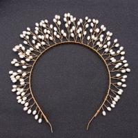 Hair Bands, Iron, with Plastic Pearl, fashion jewelry & for woman 
