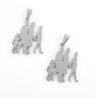 Stainless Steel Pendants, 304 Stainless Steel, plated, DIY, silver color 