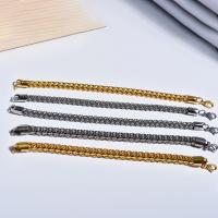 Titanium Steel Bracelet & Bangle, Vacuum Ion Plating, fashion jewelry & Unisex nickel, lead & cadmium free Approx 21 cm 